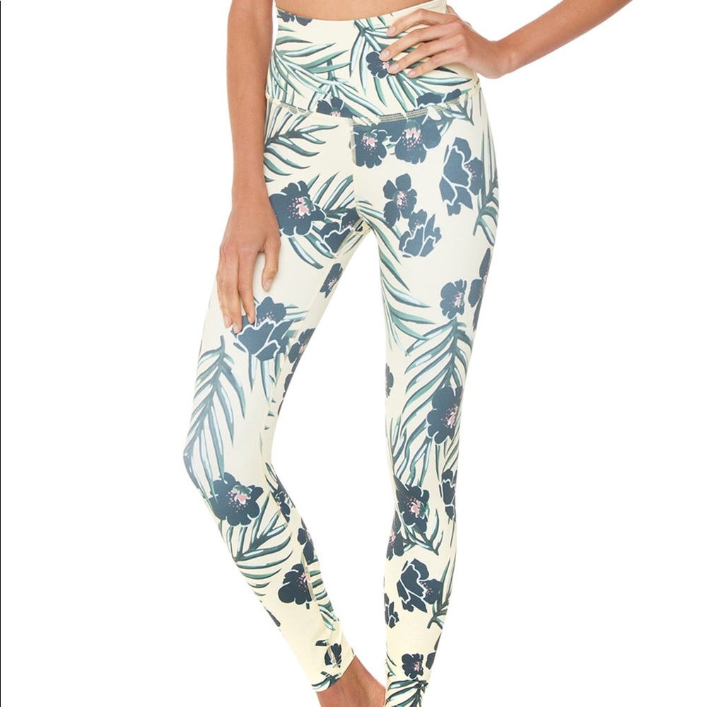 BEYOND YOGA- Olympus Floral Sunrise Leggings!!!